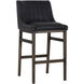 Halden 40.5 inch Vintage Black Barstool